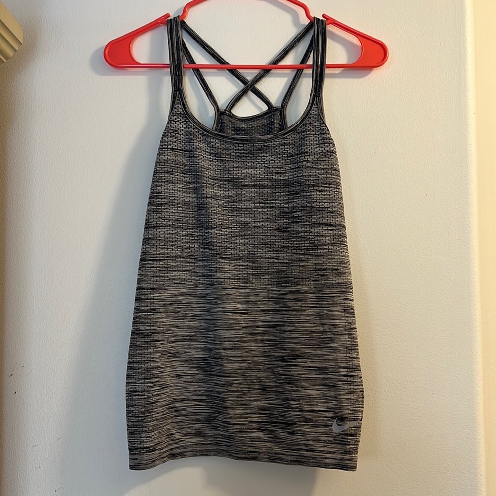 Nike Workout Tank Top Size Small Grey and Black Great Condition